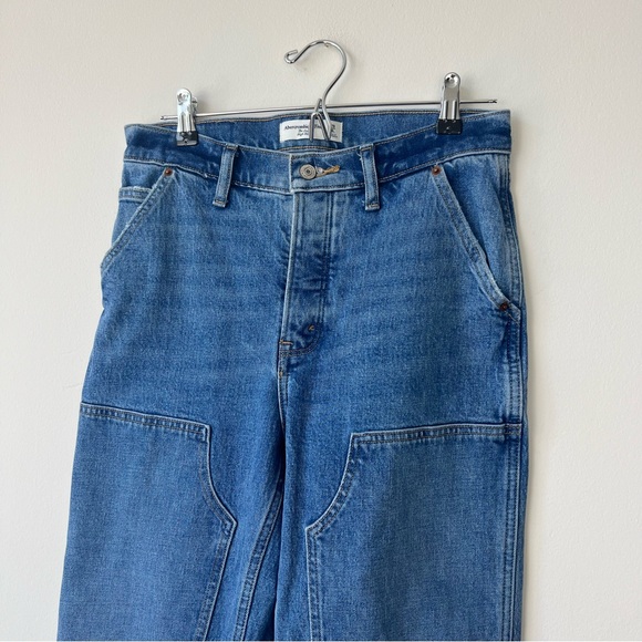 Abercrombie The Dad High Rise Carpenter Jeans Long - Picture 4 of 8